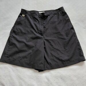 LizGolf Black Golf Shorts Womens 12 Coolmax Performance Preppy LBMU3572